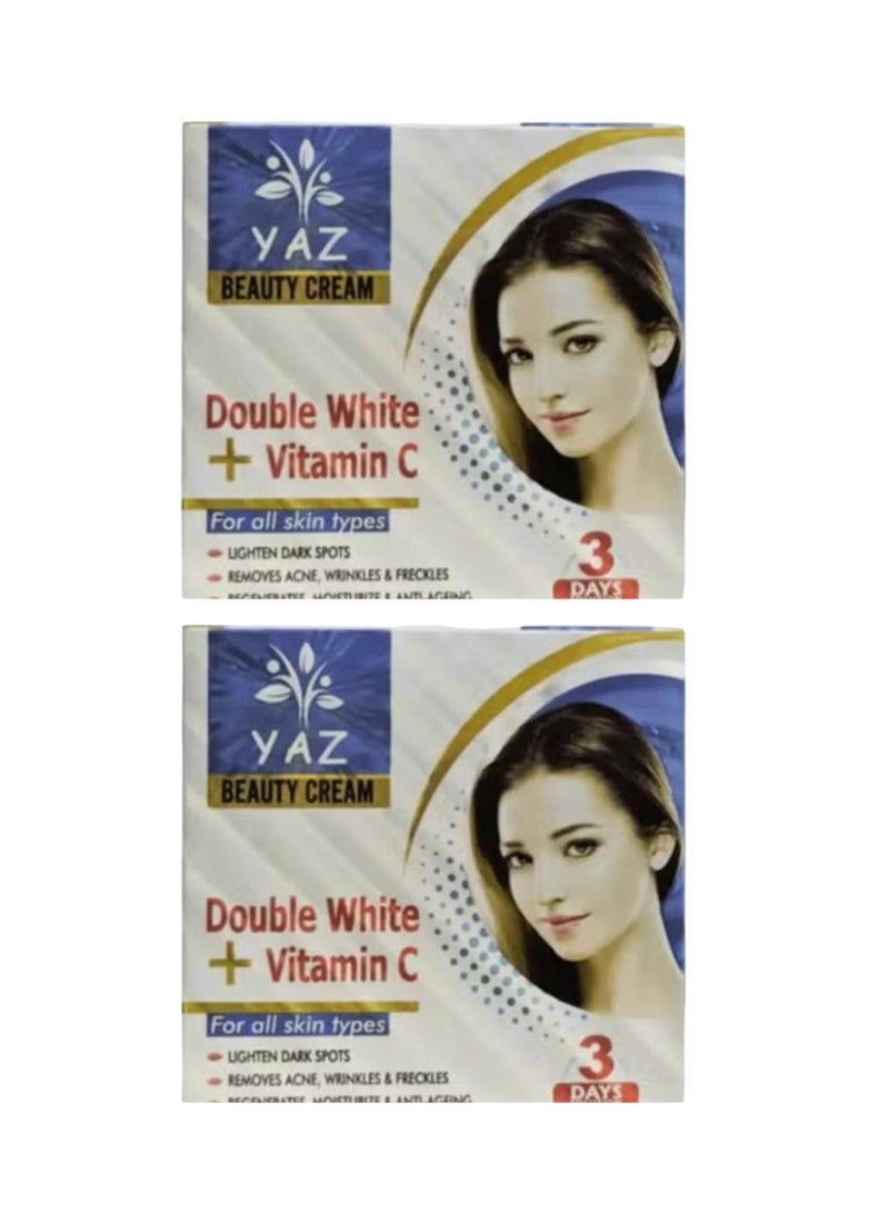 Double White Vitamin C Whitening Cream 2 pcs